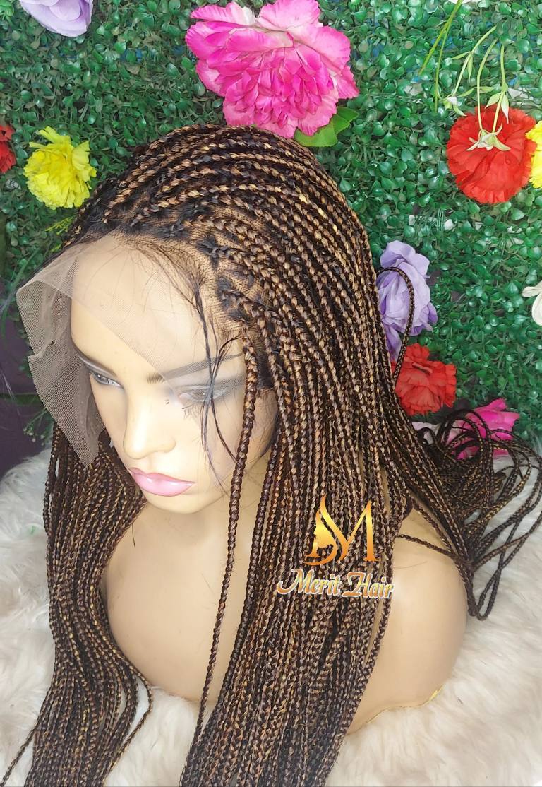 Shop chocolate brown box braids wig