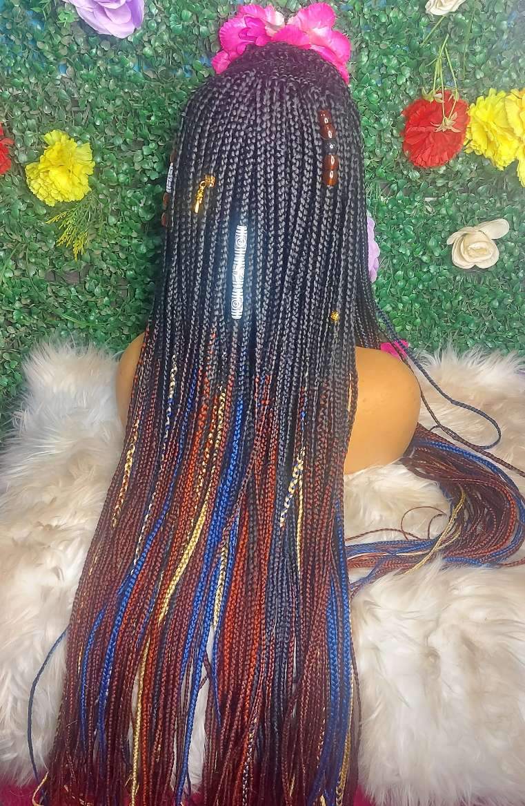 Shop lace frontal cornrow wig with braids