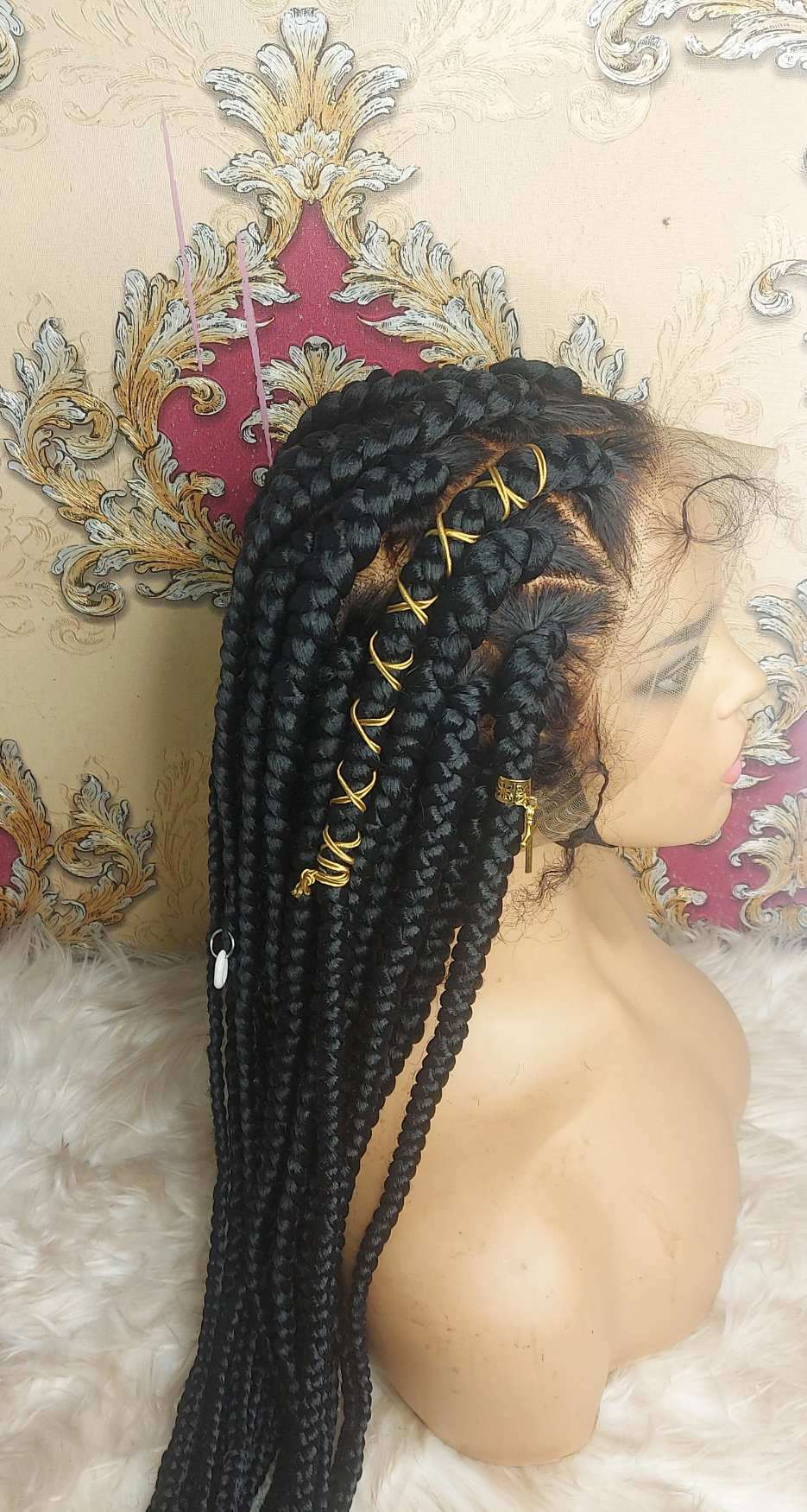 Shop short angled braids hairstyle