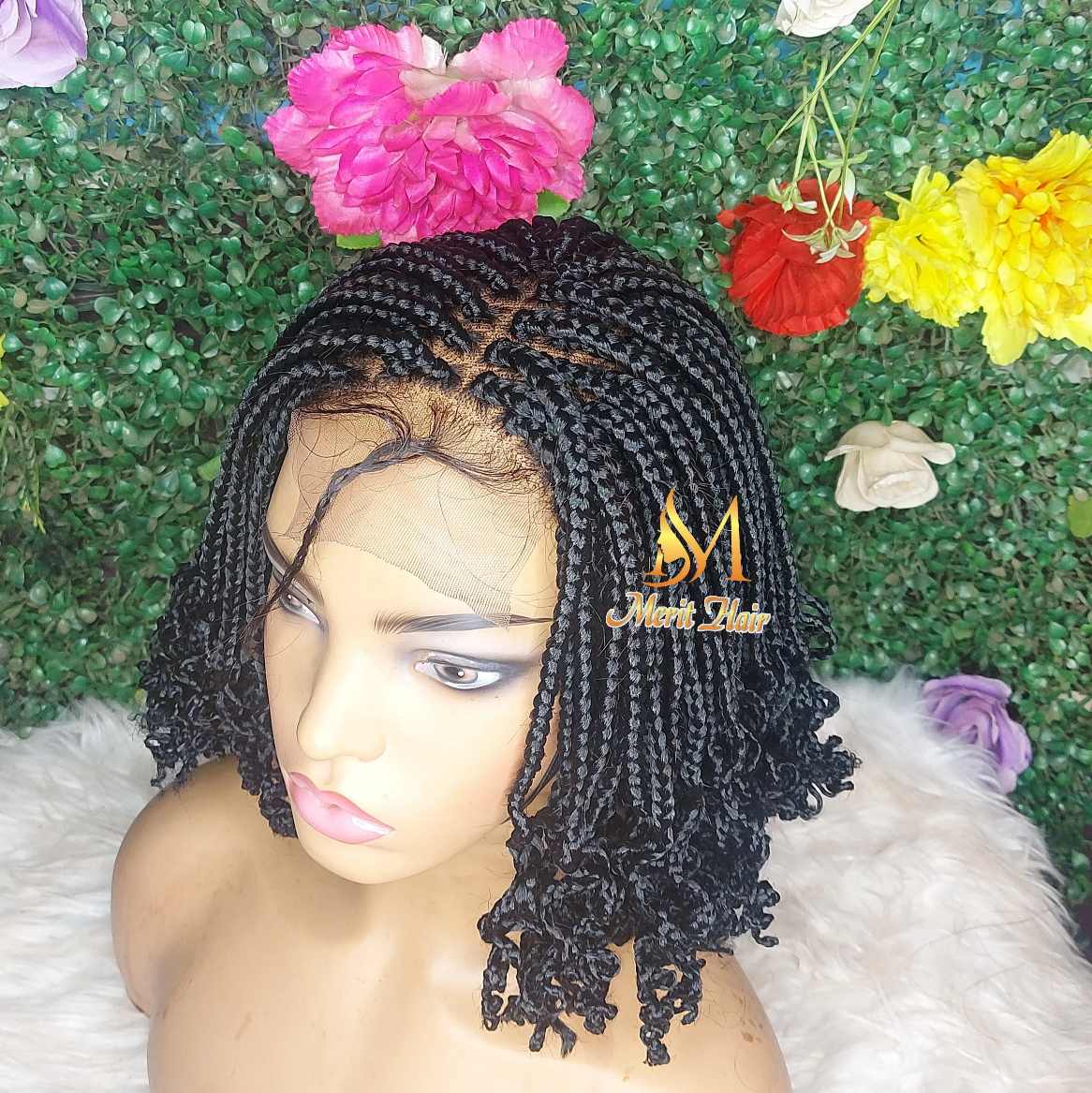 Best braids with curled tips hairstyle