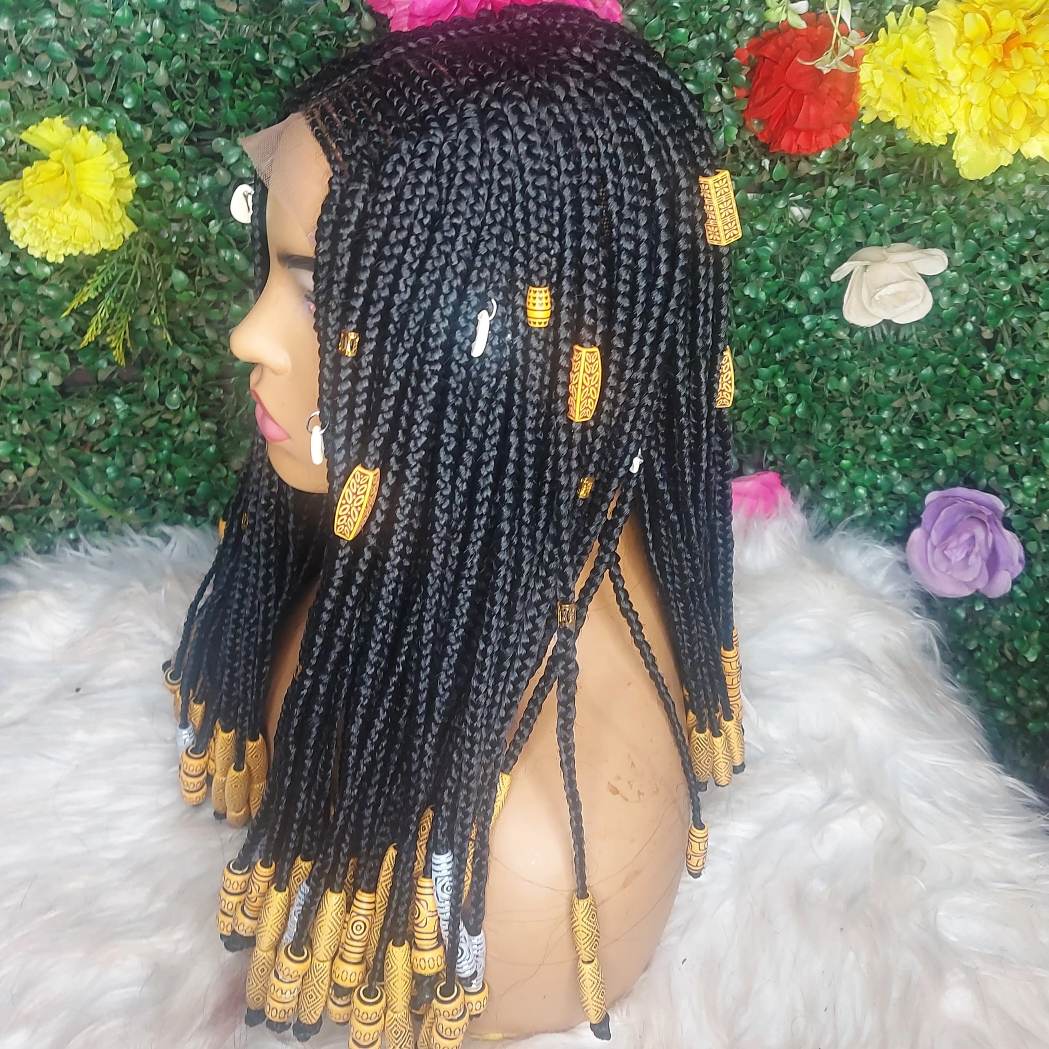 Best beaded tribal cornrow hairstyle