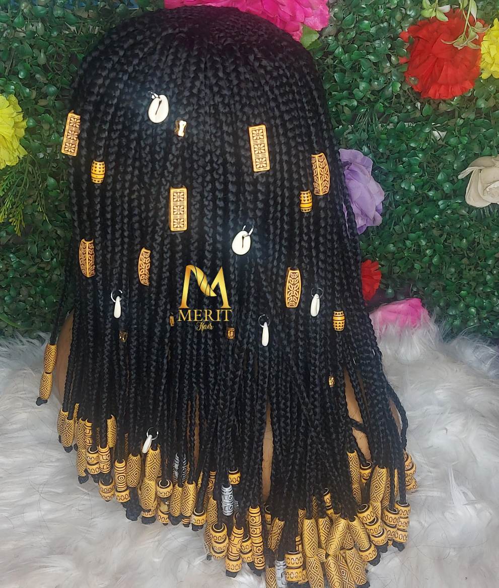 Shop traditional tribal braids with beads