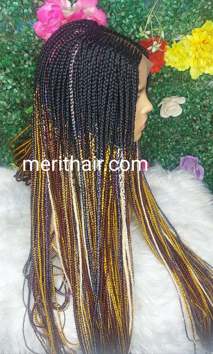 Best ombre cornrow braided hairstyle