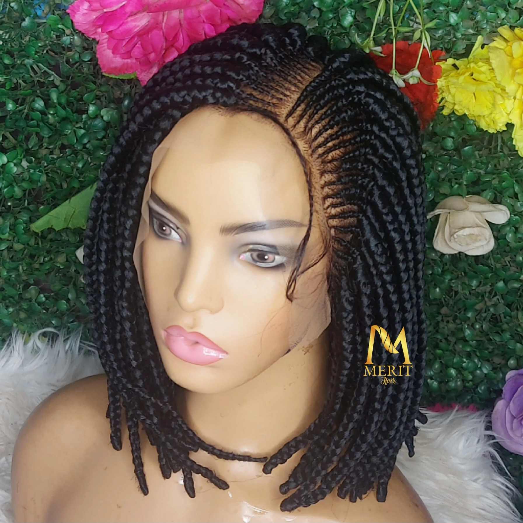 Shop bob cornrow wig