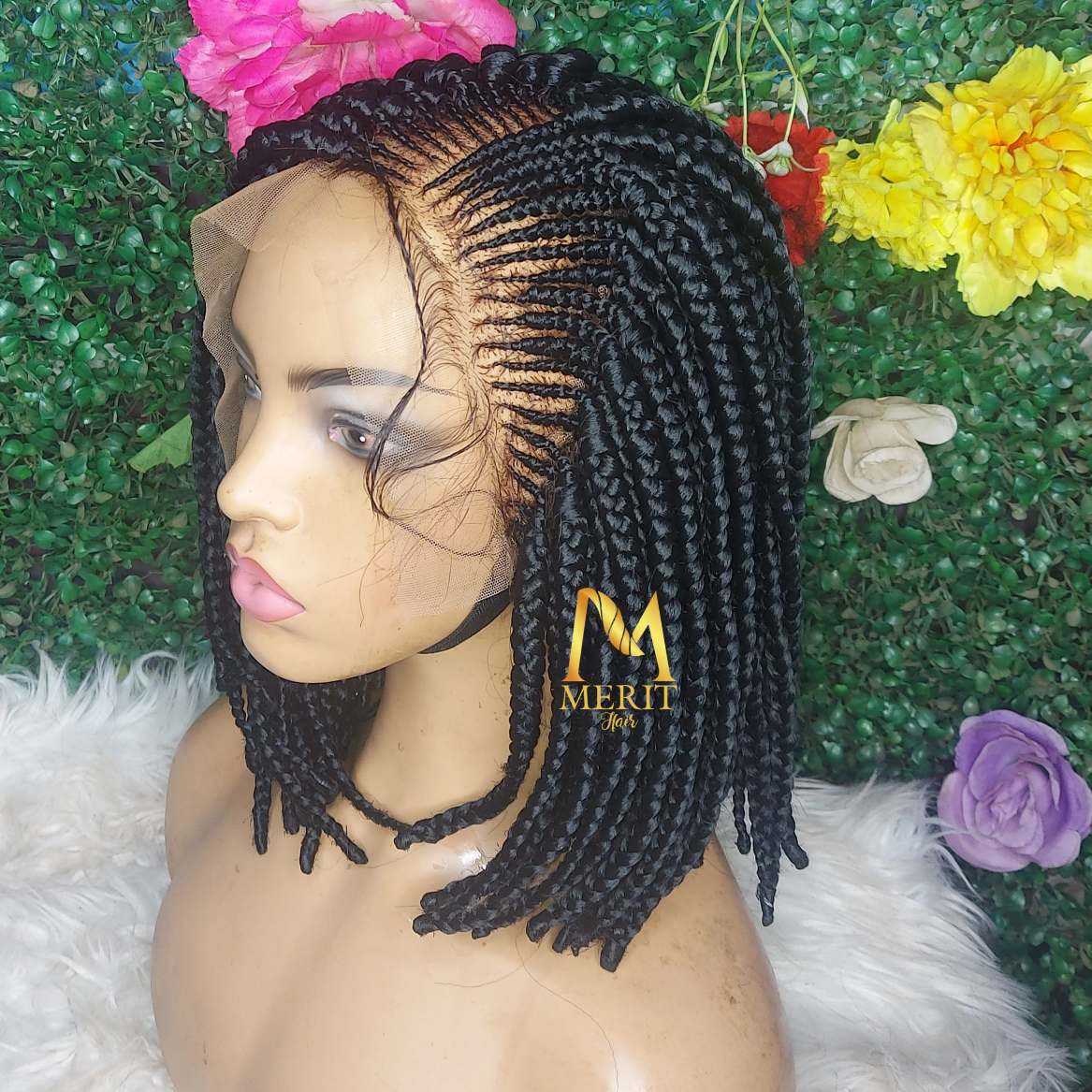 Buy bob cornrow wig