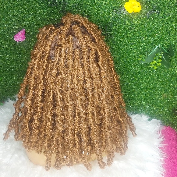 Shop full lace wig with faux locs style