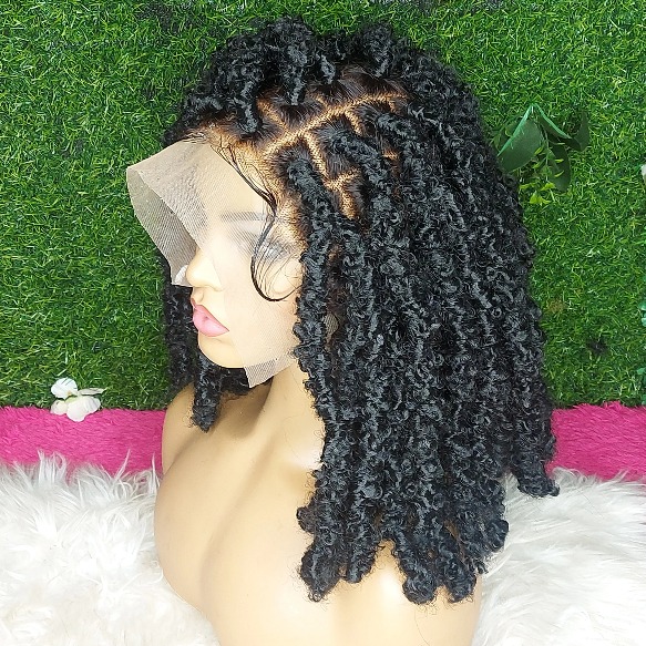 Shop black butterfly locs wig