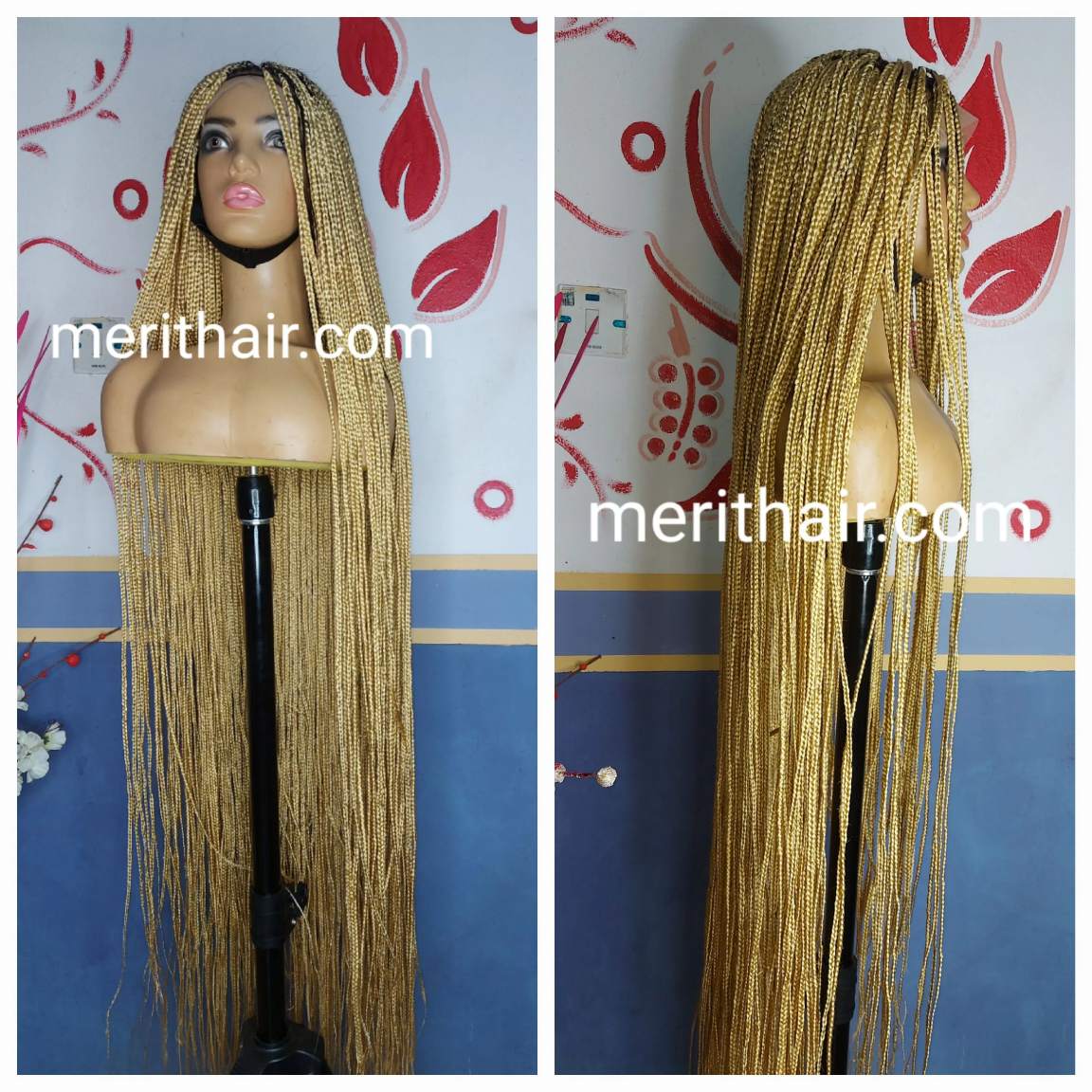 Best 55 inch blonde braids wig