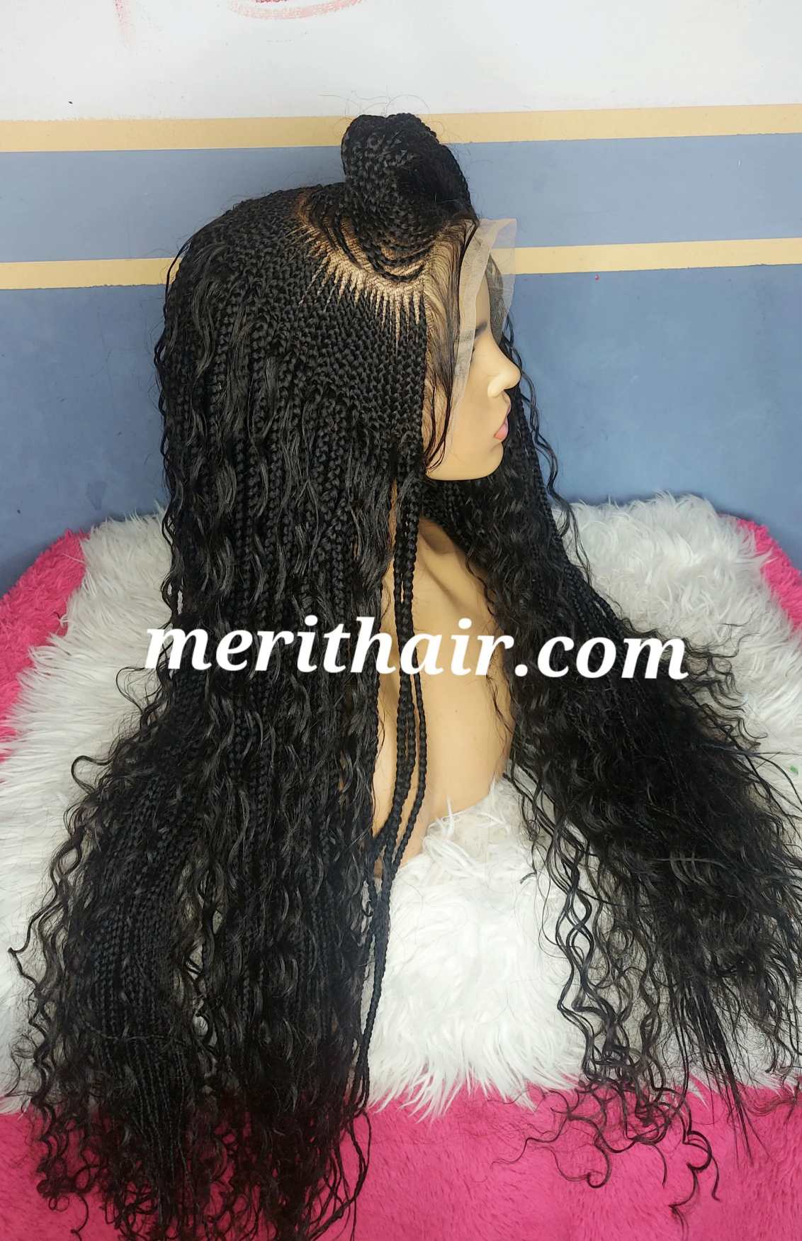 Best bohemian cornrow hairstyle