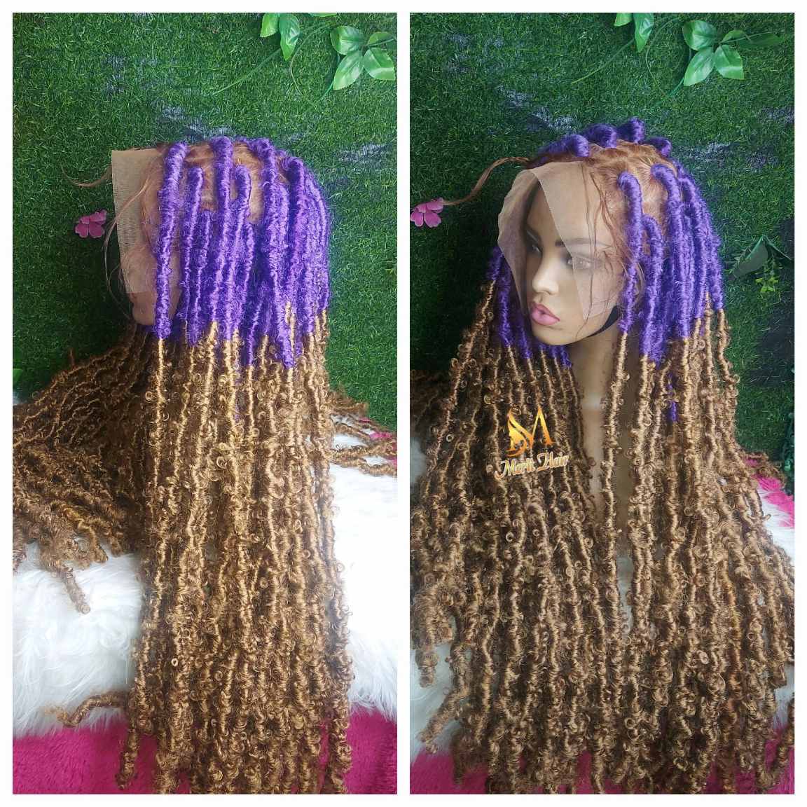 Best ombre faux locs hairstyle