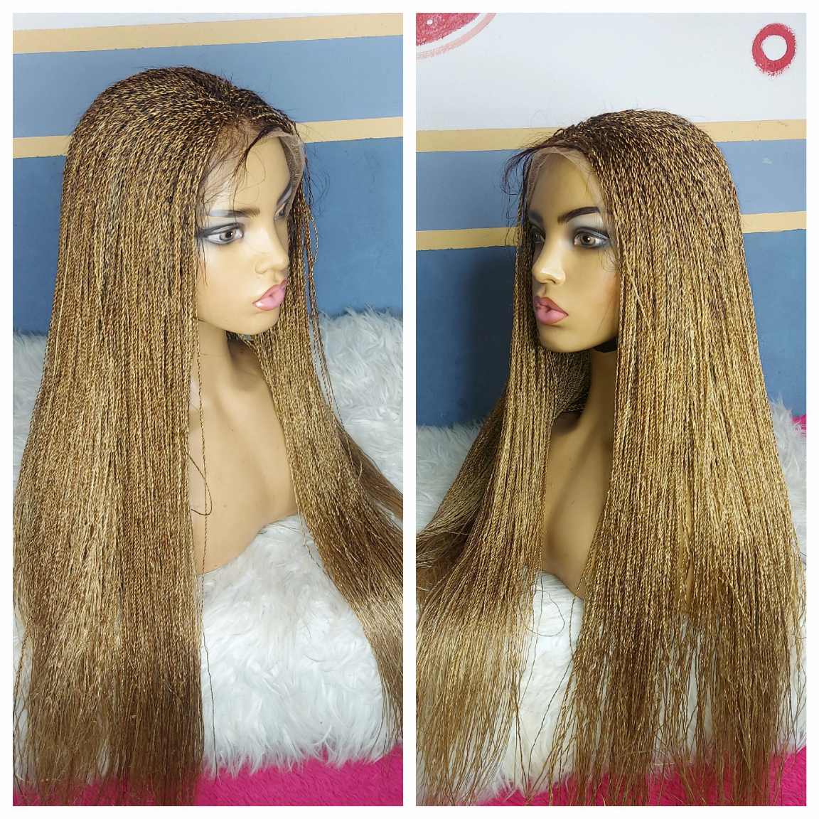 Best front lace micro twists wig