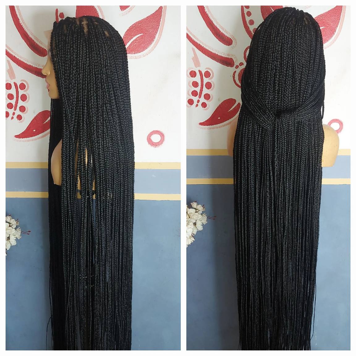 Shop long and voluminous box braids wig