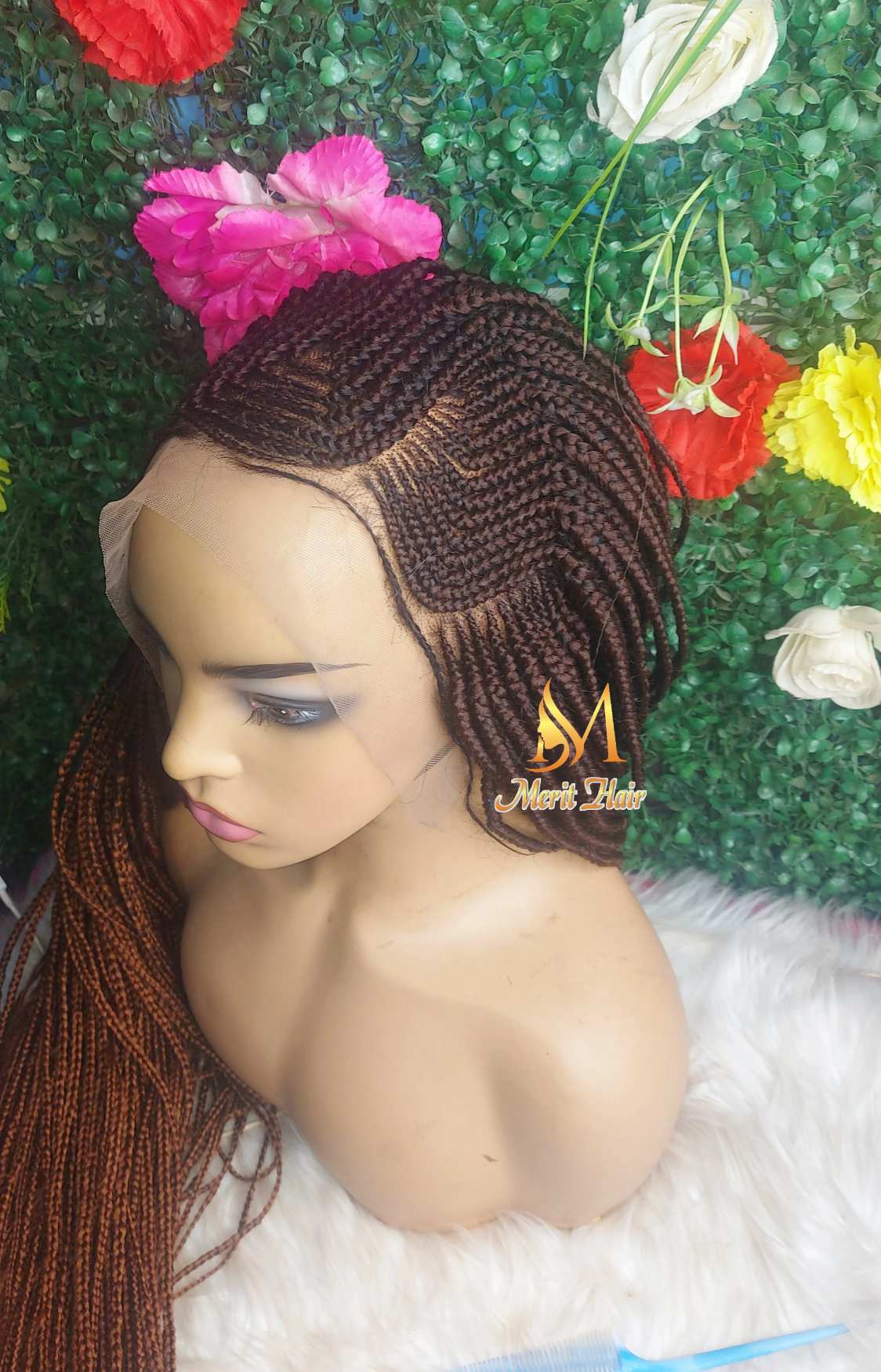 Best medium density cornrow wig