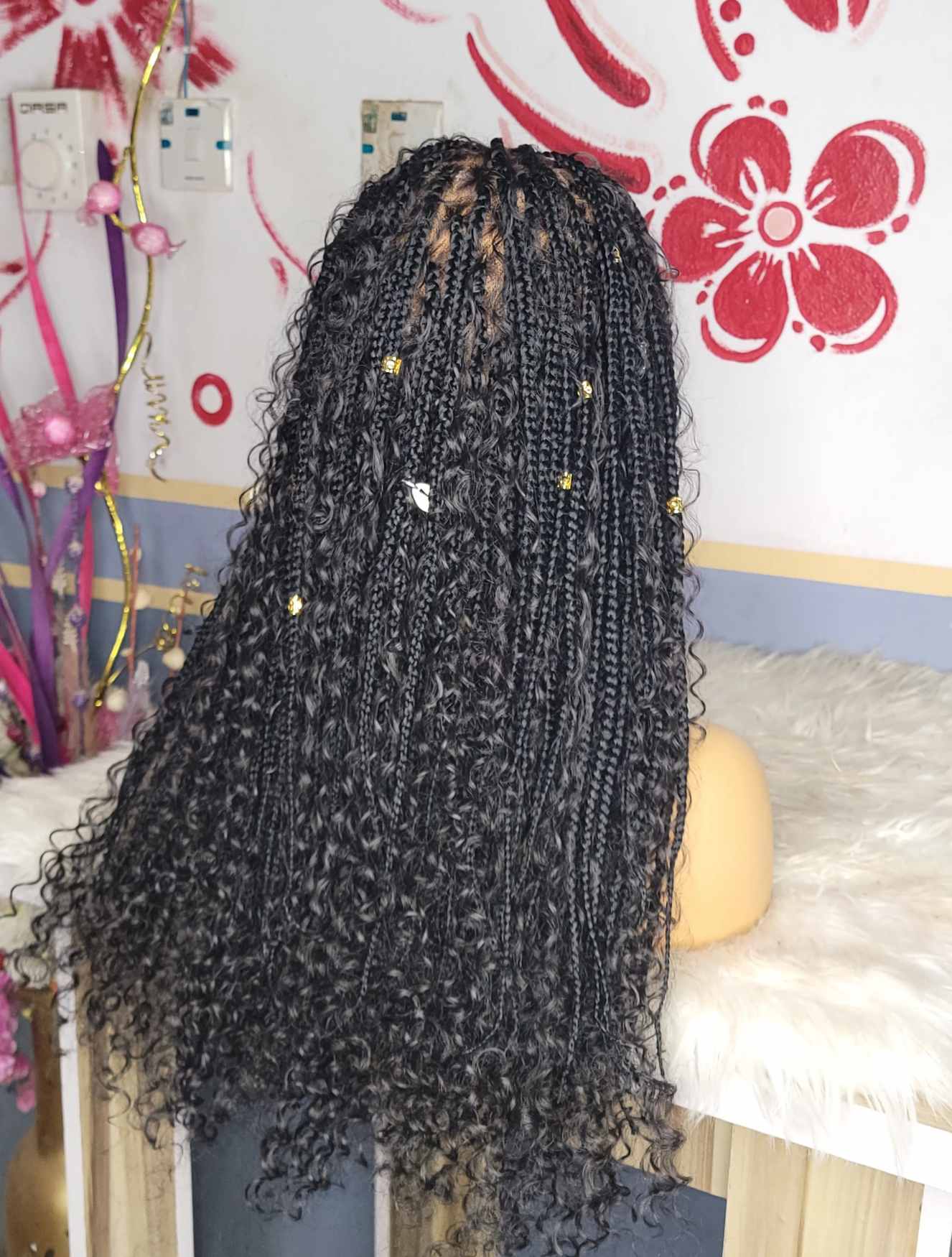 Shop full lace bohemian braids wig