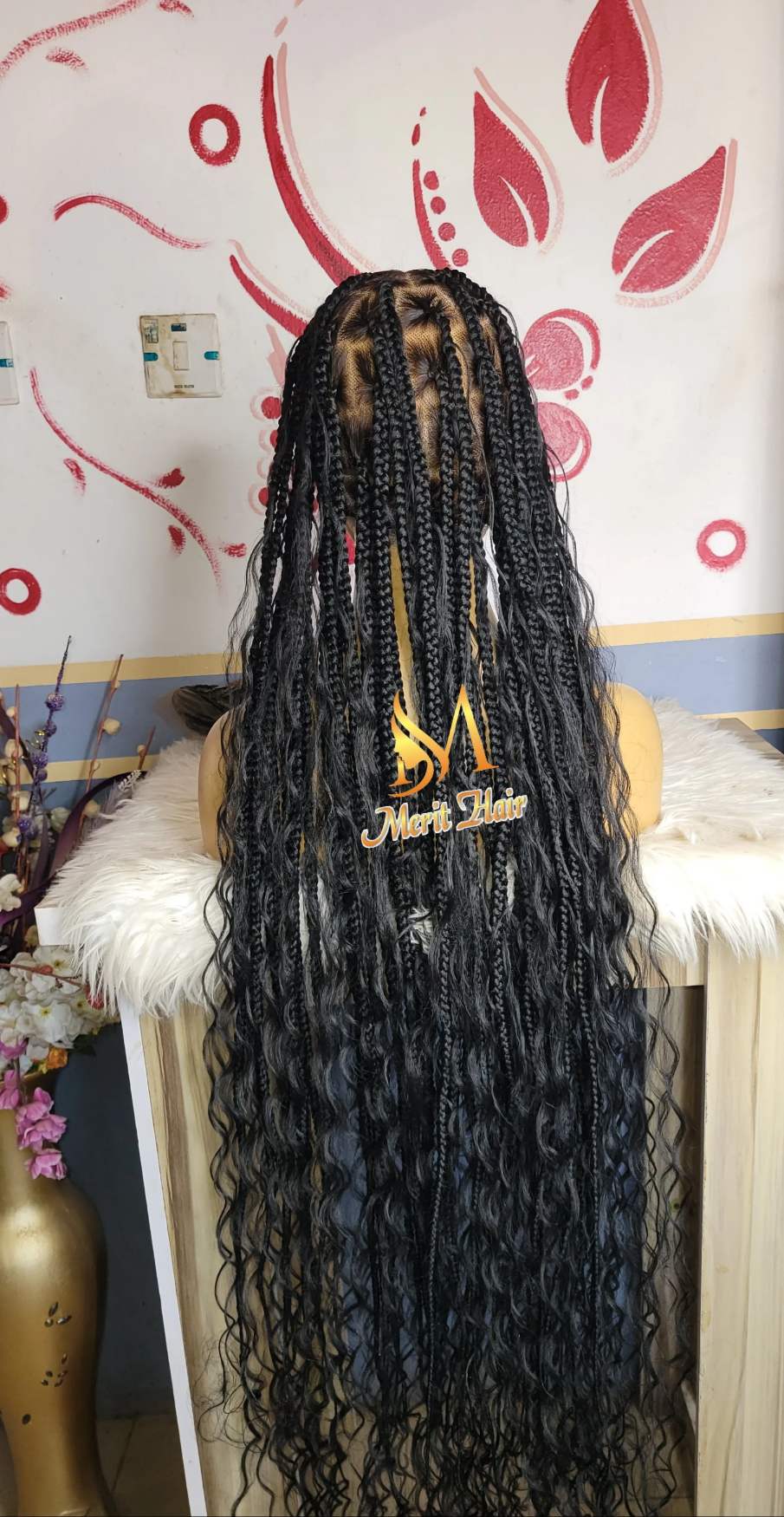 Shop full lace boho braids wig