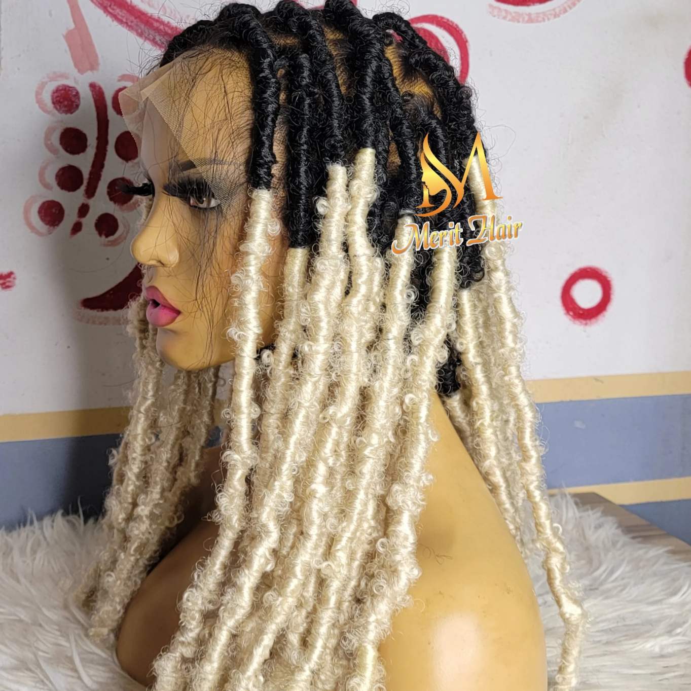 Buy full lace ombre locs wig