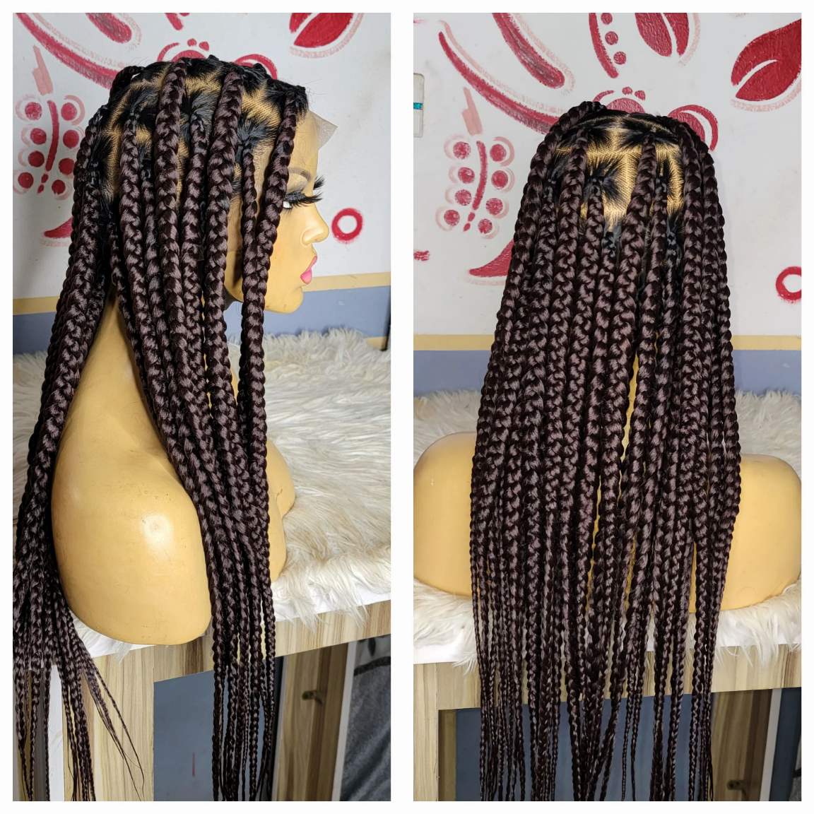 Buy knotless box braids wig