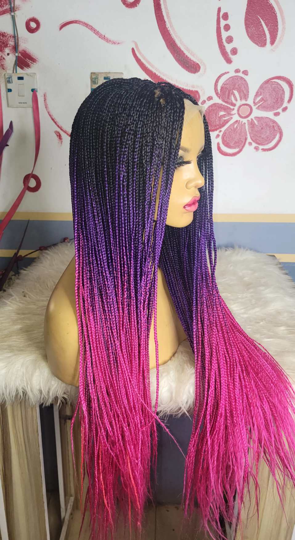 Shop ombre box braids wig