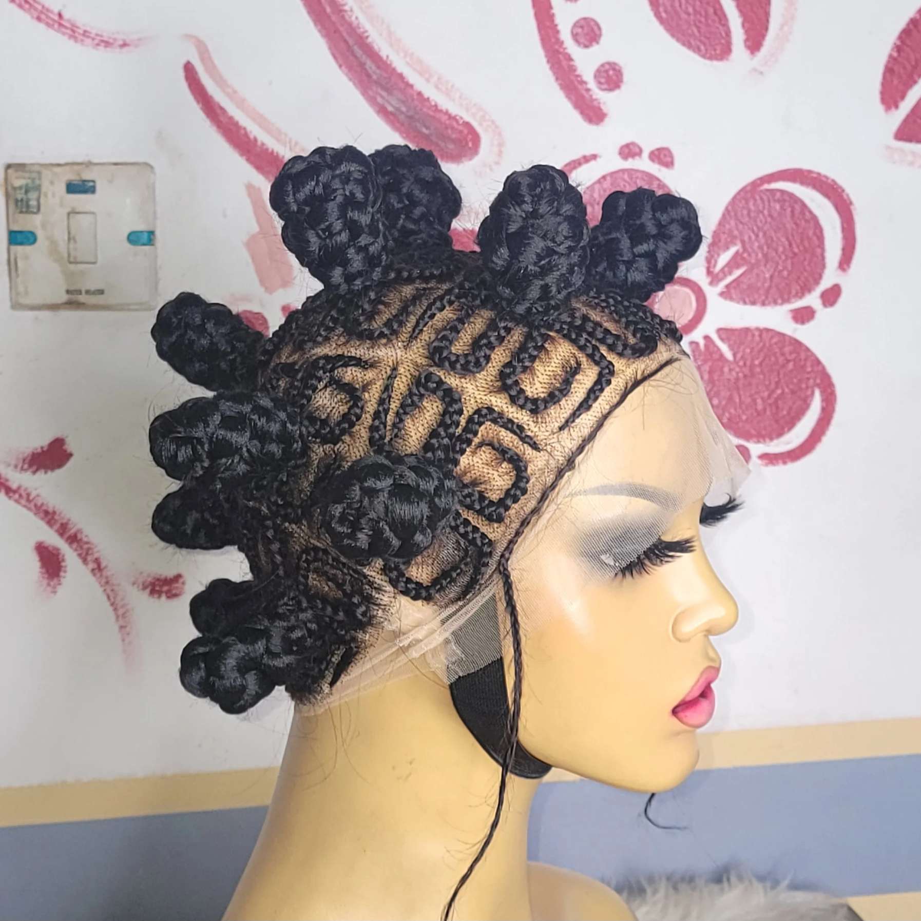 Buy butterfly bantu knots wig