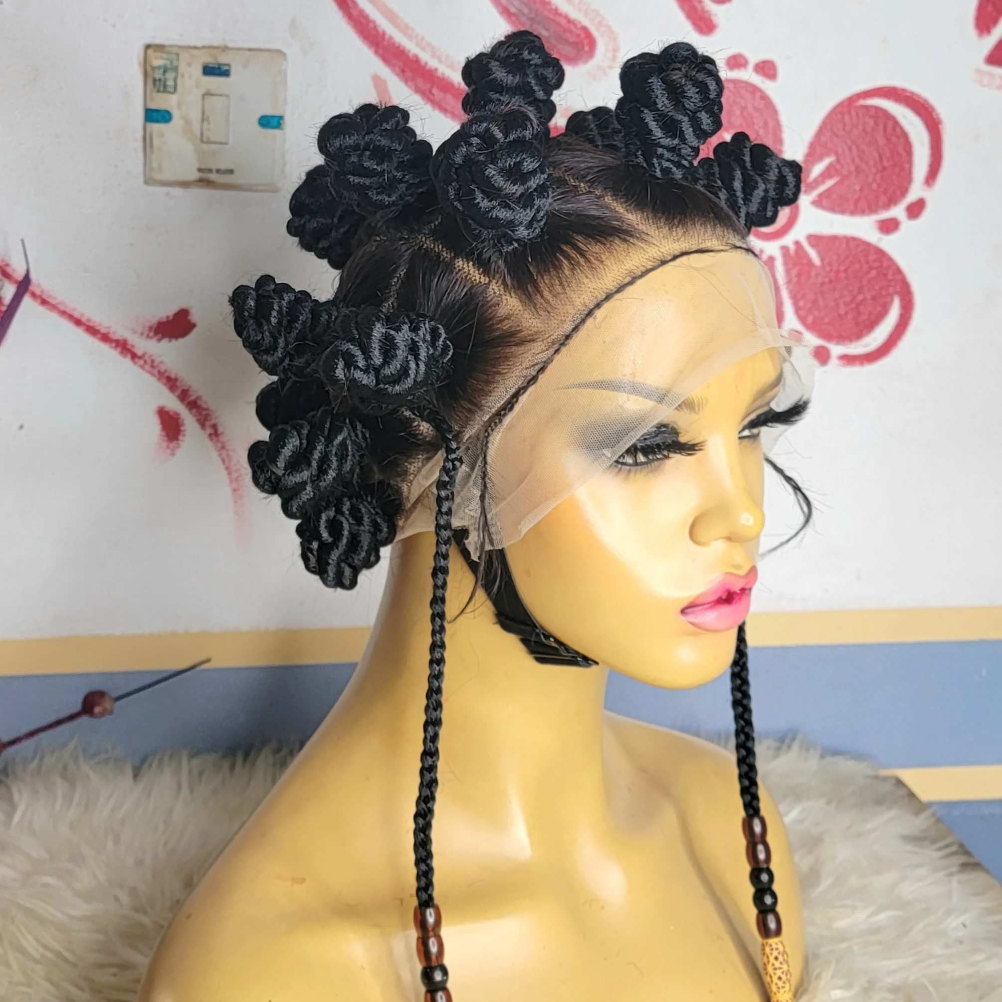 Shop twists bantu knots wig